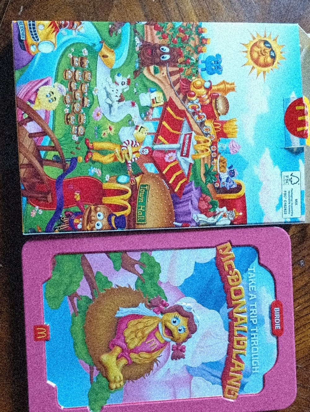 McDonald's McDonaldland Tin Playset - Pink & Multicolor Artwork